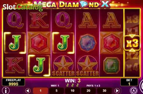 Οθόνη3. Mega Diamond X Κουλοχέρης