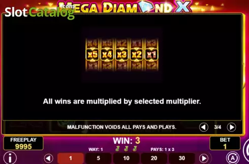 Οθόνη8. Mega Diamond X Κουλοχέρης