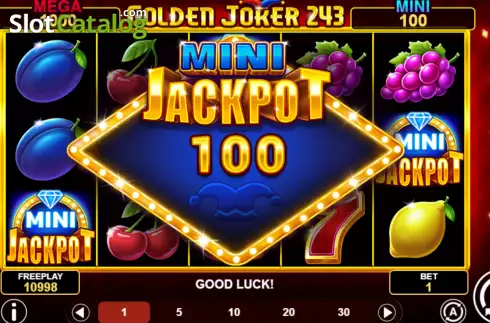 Οθόνη4. Golden Joker 243 Κουλοχέρης