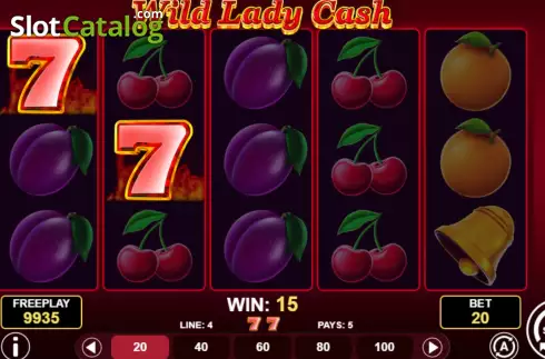 Οθόνη3. Wild Lady Cash Κουλοχέρης