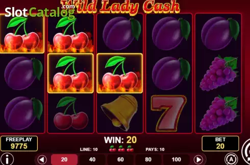 Οθόνη4. Wild Lady Cash Κουλοχέρης