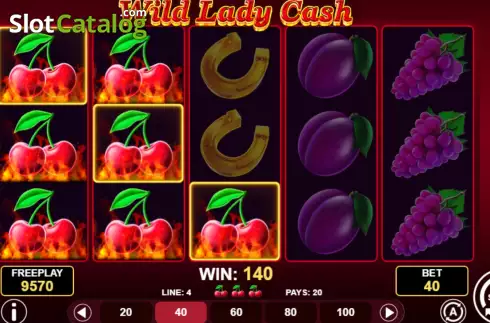 Οθόνη5. Wild Lady Cash Κουλοχέρης