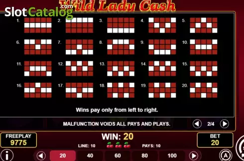 Οθόνη7. Wild Lady Cash Κουλοχέρης