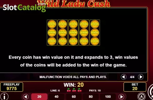 Οθόνη9. Wild Lady Cash Κουλοχέρης