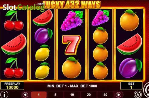 Οθόνη2. Lucky 432 Ways Κουλοχέρης 