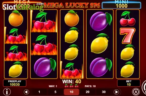 Οθόνη3. Mega Lucky 576 Κουλοχέρης