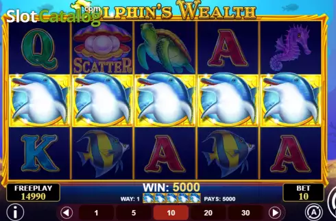 Οθόνη6. Dolphin's Wealth Κουλοχέρης