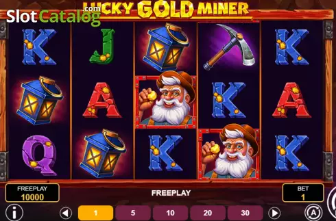 Οθόνη2. Lucky Gold Miner Κουλοχέρης 