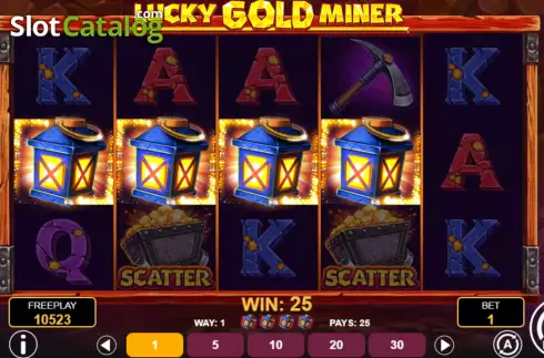 Οθόνη3. Lucky Gold Miner Κουλοχέρης 