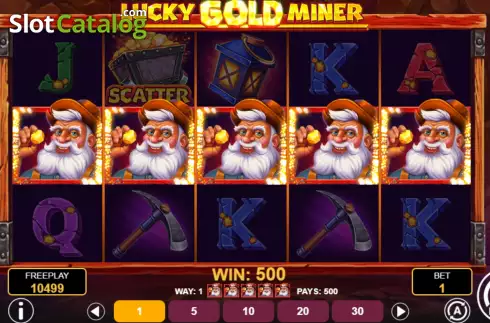 Οθόνη4. Lucky Gold Miner Κουλοχέρης 