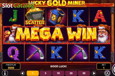 Οθόνη5. Lucky Gold Miner Κουλοχέρης 