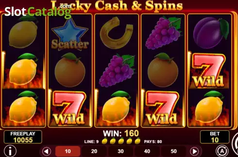 Οθόνη5. Lucky Cash And Spins Κουλοχέρης
