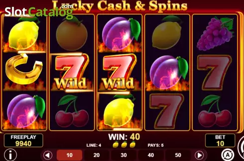 Οθόνη6. Lucky Cash And Spins Κουλοχέρης