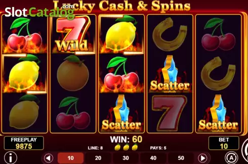 Οθόνη7. Lucky Cash And Spins Κουλοχέρης