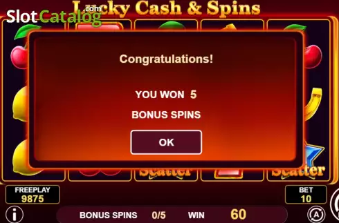 Οθόνη8. Lucky Cash And Spins Κουλοχέρης