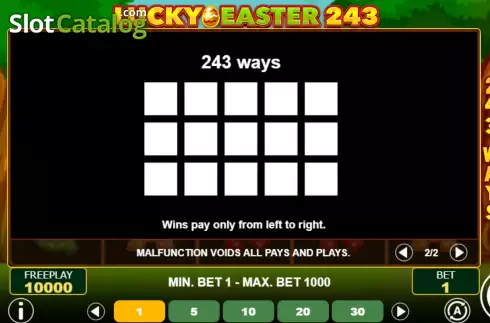 Οθόνη9. Lucky Easter 243 Κουλοχέρης
