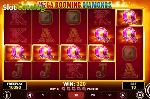 Οθόνη6. Mega Booming Diamonds Κουλοχέρης