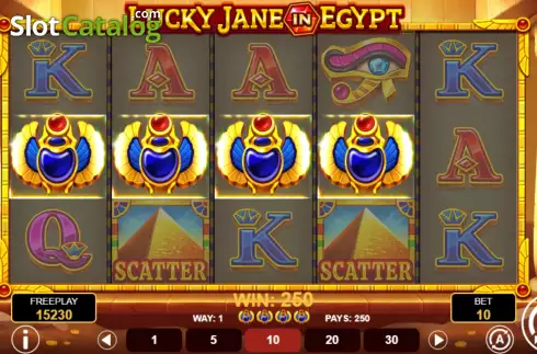 Οθόνη4. Lucky Jane in Egypt Κουλοχέρης