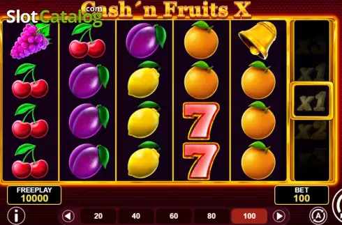 Οθόνη3. Cash'n Fruits X Κουλοχέρης 