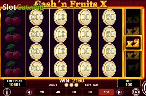 Οθόνη8. Cash'n Fruits X Κουλοχέρης 