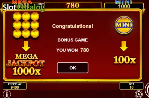 Οθόνη9. Cash'n Fruits 27 Hold And Win Κουλοχέρης 