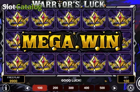 Οθόνη6. Warrior's Luck Κουλοχέρης