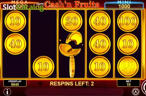 Οθόνη8. Cash'n Fruits Hold and Win Κουλοχέρης