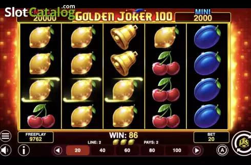Οθόνη3. Golden Joker 100 Κουλοχέρης