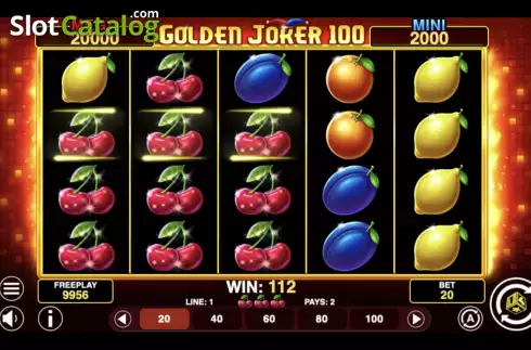 Οθόνη5. Golden Joker 100 Κουλοχέρης