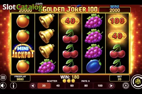 Οθόνη7. Golden Joker 100 Κουλοχέρης