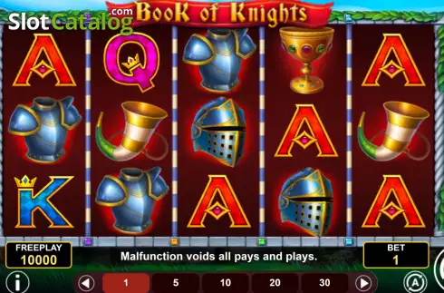 Οθόνη2. Book of Knights Κουλοχέρης 