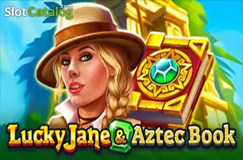 Lucky Jane and Aztec Book Λογότυπο Lucky Jane and Aztec Book Λογότυπο