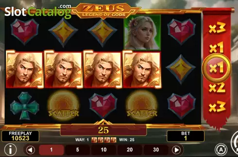 Οθόνη4. Zeus Legend of Gods Κουλοχέρης
