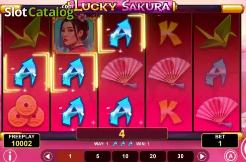 Οθόνη3. Lucky Sakura (1spin4win) Κουλοχέρης