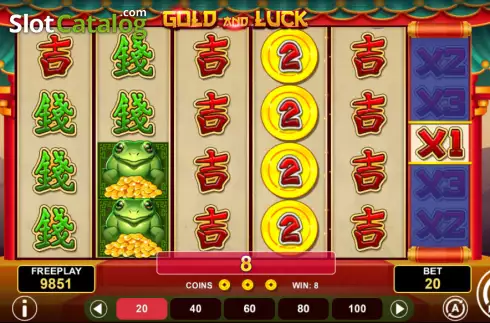 Οθόνη4. Gold And Luck Κουλοχέρης