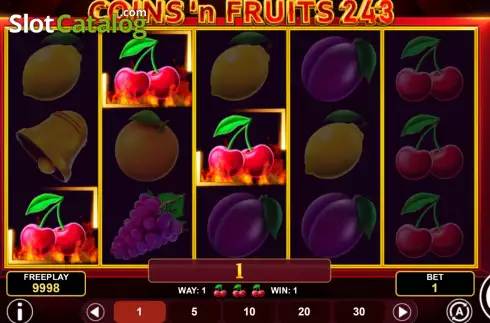 Οθόνη3. Coins and Fruits 243 Κουλοχέρης