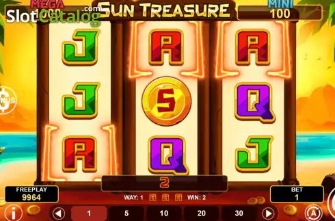 Οθόνη3. Sun Treasure Hold & Win Κουλοχέρης