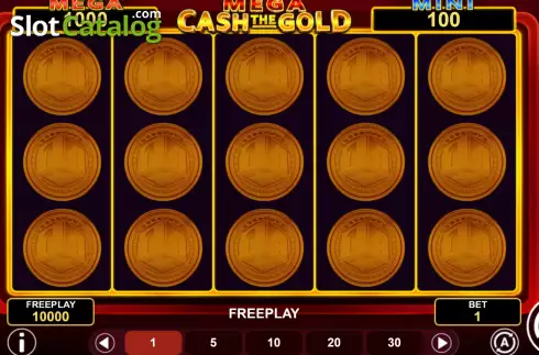 Οθόνη2. Mega Cash The Gold Κουλοχέρης