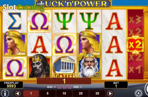 Οθόνη3. Luck'n'Power Κουλοχέρης
