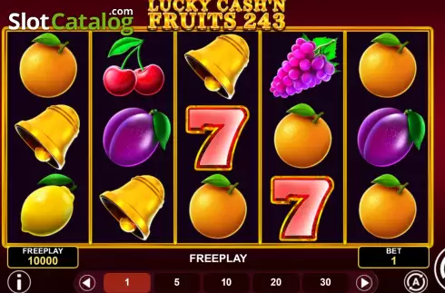 Οθόνη2. Lucky Cash'n Fruits 243 Κουλοχέρης
