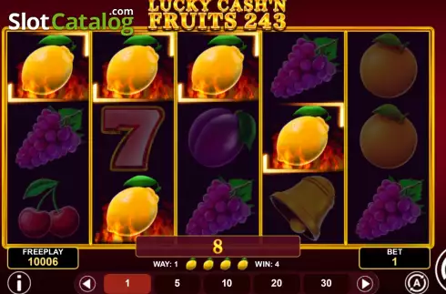 Οθόνη3. Lucky Cash'n Fruits 243 Κουλοχέρης