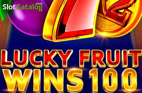 Lucky Fruit Wins 100 Λογότυπο Lucky Fruit Wins 100 Λογότυπο