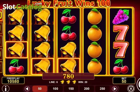Οθόνη3. Lucky Fruit Wins 100 Κουλοχέρης