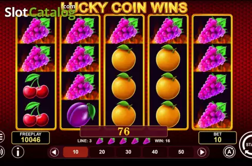 Οθόνη3. Lucky Coin Wins Κουλοχέρης