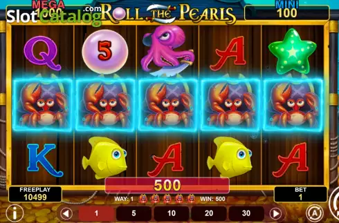Οθόνη2. Roll The Pearls Hold & Win Κουλοχέρης