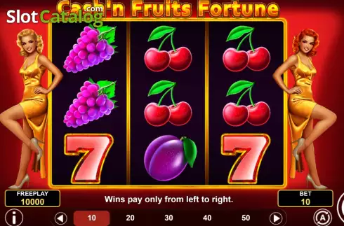 Οθόνη2. Cash’n Fruits Fortune Κουλοχέρης