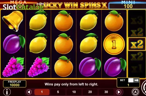 Οθόνη2. Luck Win Spins X Κουλοχέρης