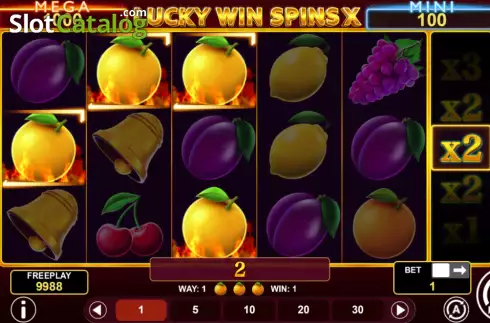 Οθόνη3. Luck Win Spins X Κουλοχέρης