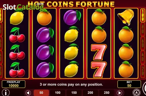 Οθόνη2. Hot Coins Fortune Κουλοχέρης