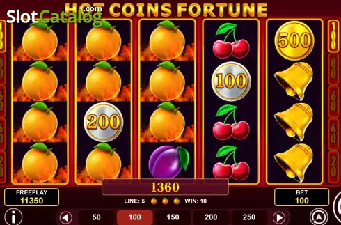 Οθόνη3. Hot Coins Fortune Κουλοχέρης